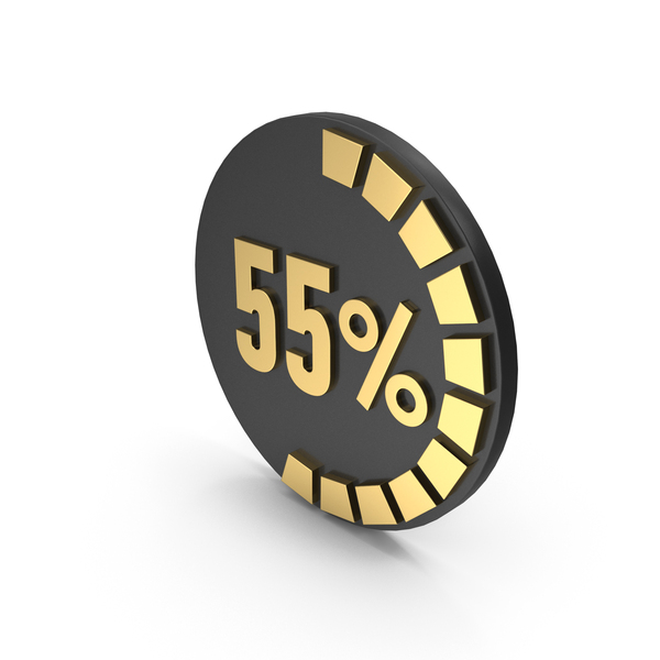 Logo: Fifty Five Percent Graph Black Gold PNG & PSD Images Logo: Fifty Five Percent Graph Black Gold PNG & PSD Images
