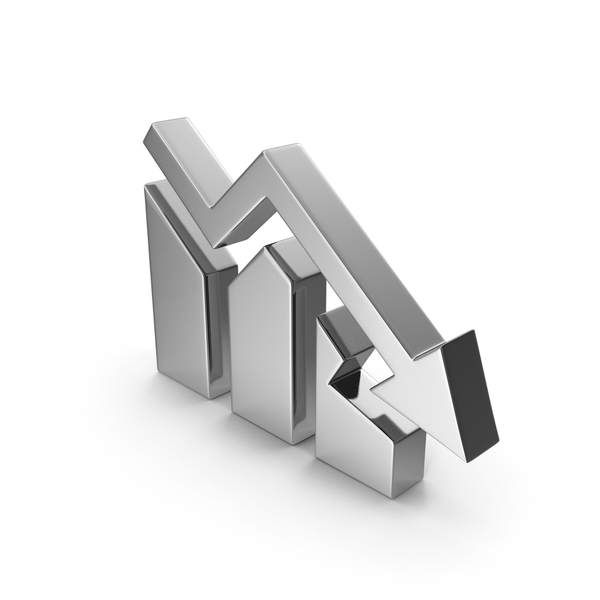 Line Chart: Financial Market Silver Decline PNG & PSD Images