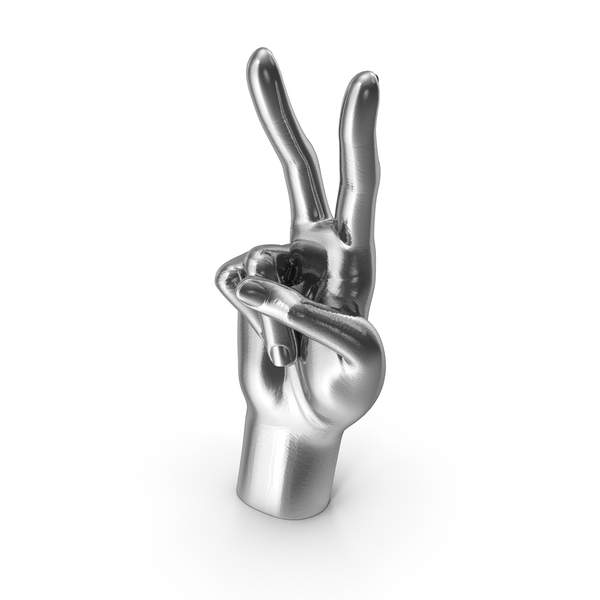 Hand Gestures: Finger Gesture V Sign Pose Silver PNG & PSD Images Hand Gestures: Finger Gesture V Sign Pose Silver PNG & PSD Images