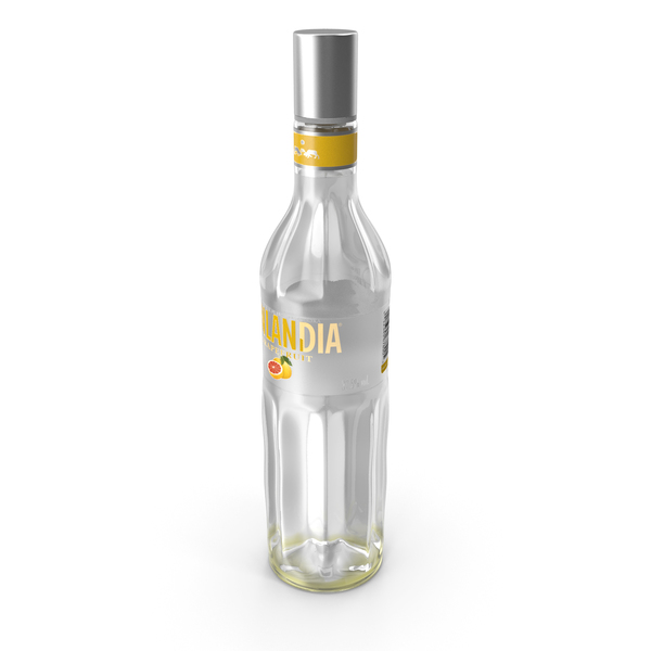 Finlandia Grapefruit Vodka Bottle PNG & PSD Images