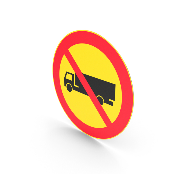 Finnish Sign No Lorries PNG & PSD Images Finnish Sign No Lorries PNG & PSD Images