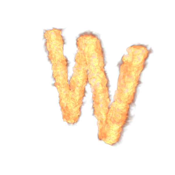 Language: Fire Letter W PNG & PSD Images Language: Fire Letter W PNG & PSD Images