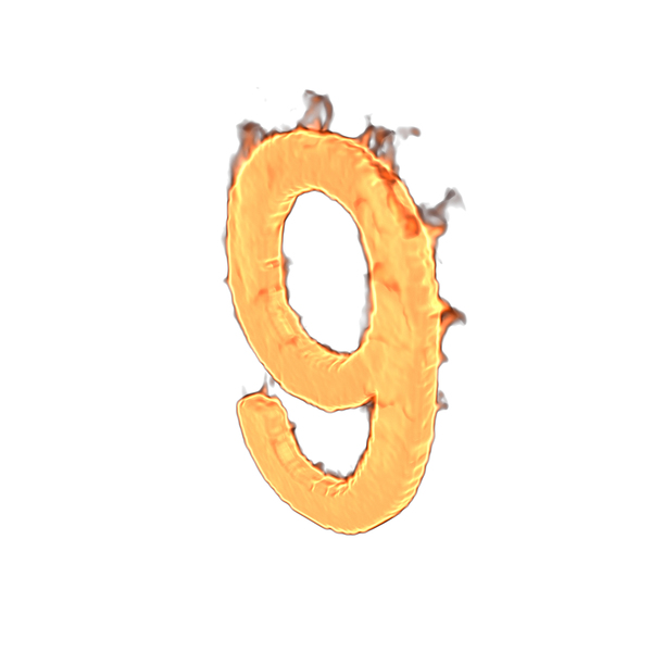 Fire Number Nine PNG & PSD Images Fire Number Nine PNG & PSD Images