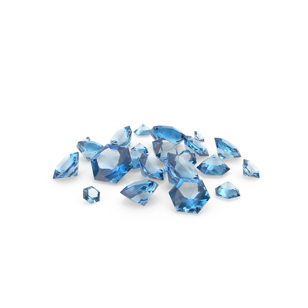 Gems: Fire Rose Hexagon Cut Blue Topazes PNG & PSD Images Gems: Fire Rose Hexagon Cut Blue Topazes PNG & PSD Images