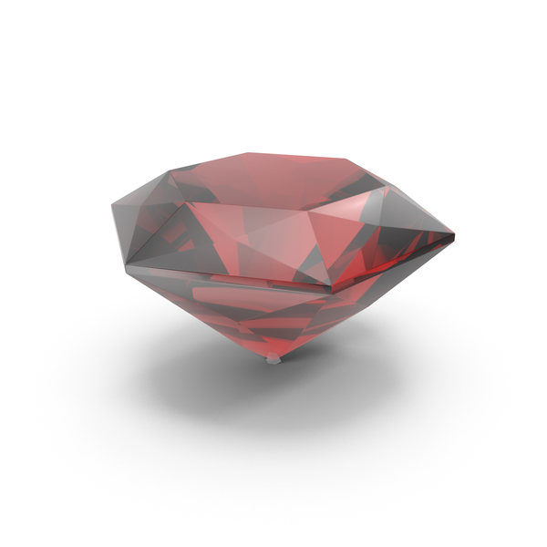 Fire Rose Hexagon Cut Ruby PNG & PSD Images