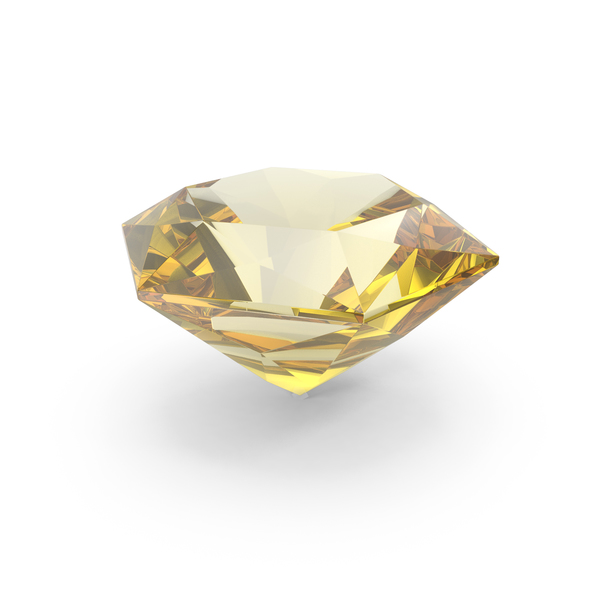 Diamond Ring: Fire Rose Hexagon Cut Yellow Sapphire PNG & PSD Images
