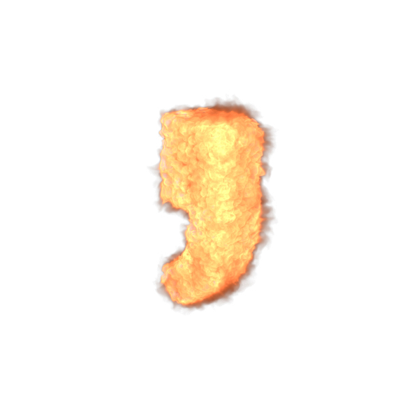 Roman Alphabet: Fire Sign Comma PNG & PSD Images Roman Alphabet: Fire Sign Comma PNG & PSD Images