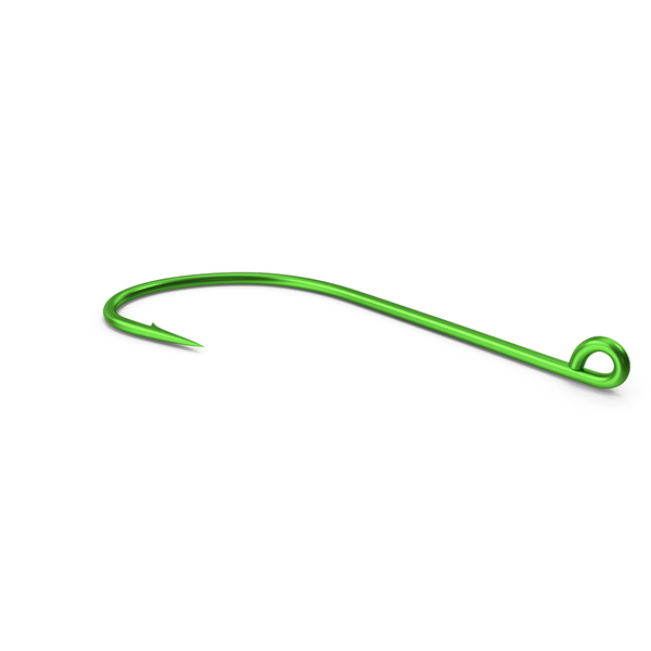 Fishhook: Fishing Hook Green PNG & PSD Images