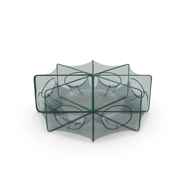 Fishing Net Cage Crab Catcher with 8 Entrances PNG & PSD Images Fishing Net Cage Crab Catcher with 8 Entrances PNG & PSD Images