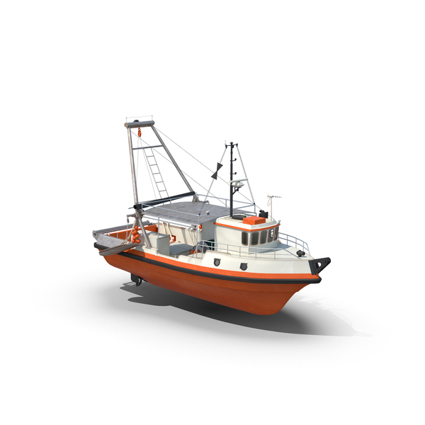 Boat: Fishing Vessel PNG & PSD Images