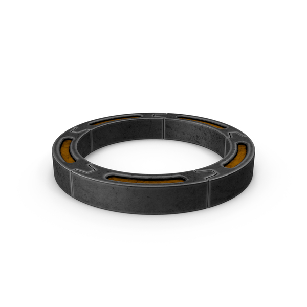 Hardware: Five Part Cylinder Iron Stylized PNG & PSD Images