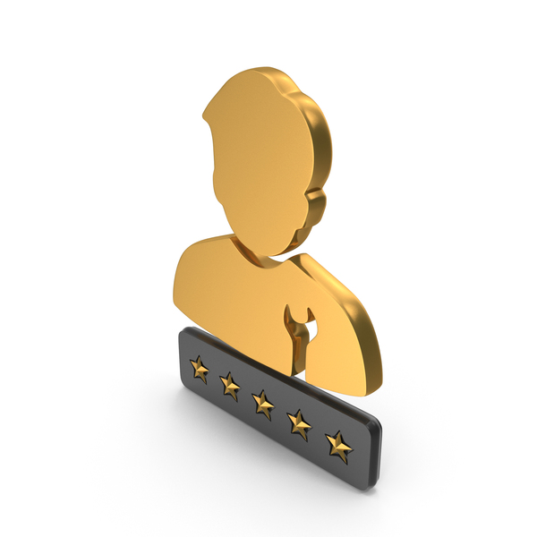 Logo: Five Star Rating User Web Maintanence Gold PNG & PSD Images Logo: Five Star Rating User Web Maintanence Gold PNG & PSD Images