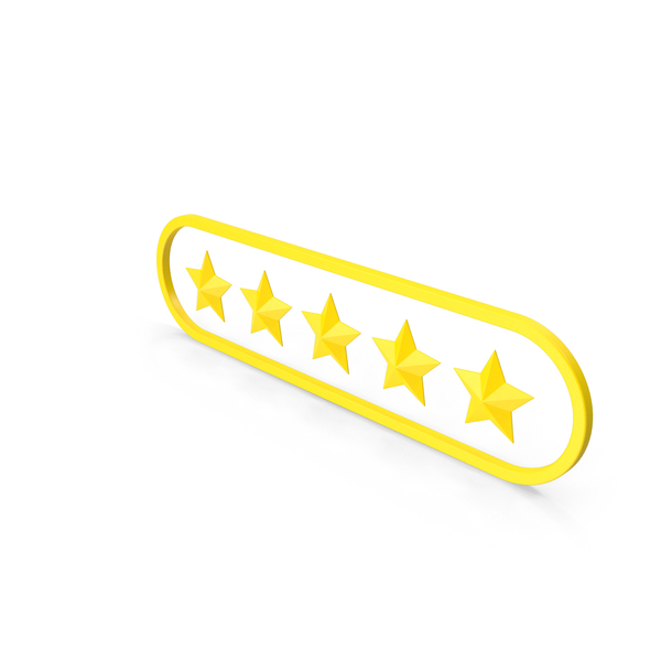 Star Symbol: Five Stars Rating PNG & PSD Images