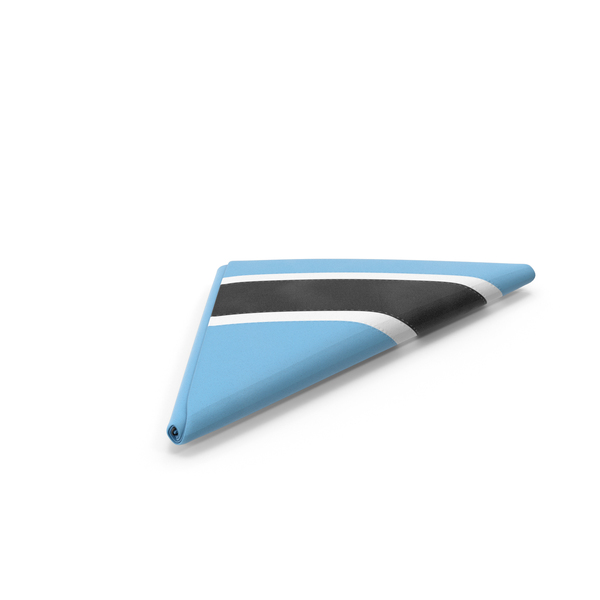 Flag Folded Triangle Botswana PNG & PSD Images Flag Folded Triangle Botswana PNG & PSD Images
