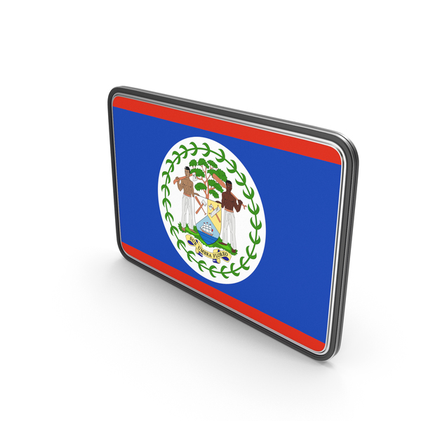 Flag of Belize Icon PNG & PSD Images