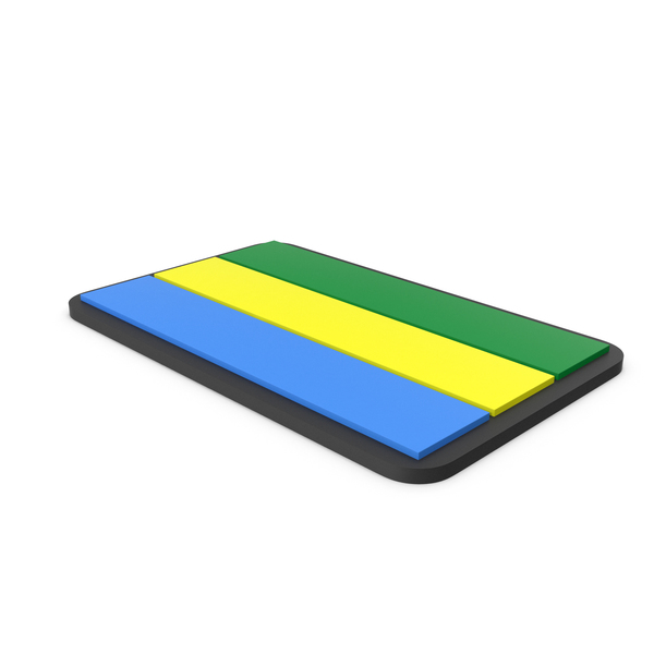 Flag of Gabon PVC Patch PNG & PSD Images Flag of Gabon PVC Patch PNG & PSD Images