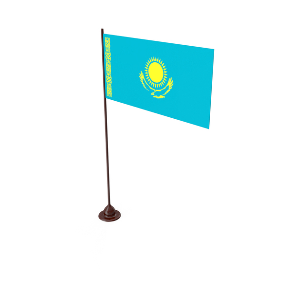 Flag Of Kazakhstan PNG & PSD Images