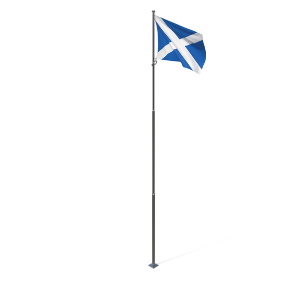 Flagpole: Flag of Scotland PNG & PSD Images Flagpole: Flag of Scotland PNG & PSD Images