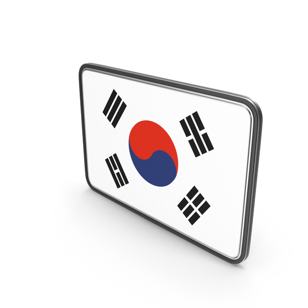 Korean: Flag of South Korea Icon PNG & PSD Images