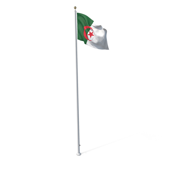 Algerian: Flag On Pole Algeria PNG & PSD Images Algerian: Flag On Pole Algeria PNG & PSD Images