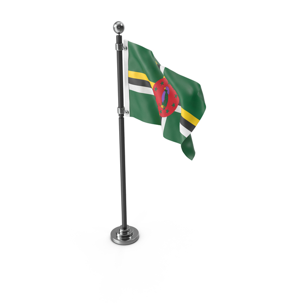 Flag Pole Dominica PNG & PSD Images