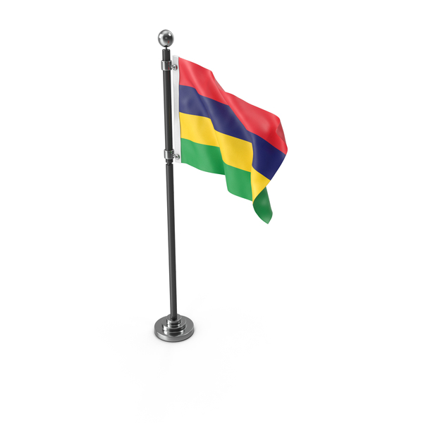 Flag Pole Mauritius PNG & PSD Images