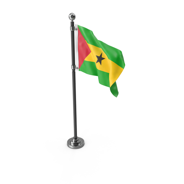 Flag pole Sao Tome And Principe PNG & PSD Images