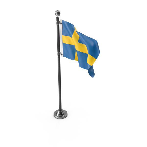 Flag Pole Sweden PNG & PSD Images