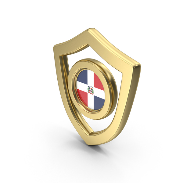 Symbols: Flag Shield Icon Flag of Dominican Republic PNG & PSD Images