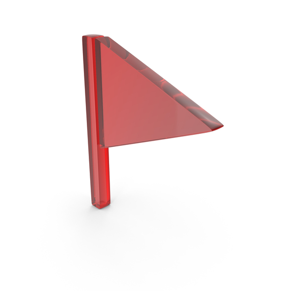 Symbols: Flag Silhouette Icon Glass PNG & PSD Images