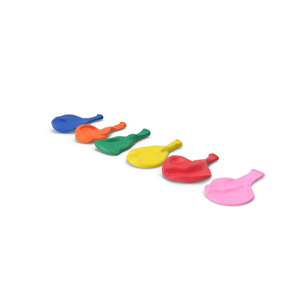 Flat Balloons in Different Colors PNG & PSD Images Flat Balloons in Different Colors PNG & PSD Images
