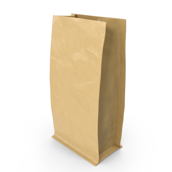 Paper Bag: Flat Bottom Pouche 113g Open Brown PNG & PSD Images Paper Bag: Flat Bottom Pouche 113g Open Brown PNG & PSD Images