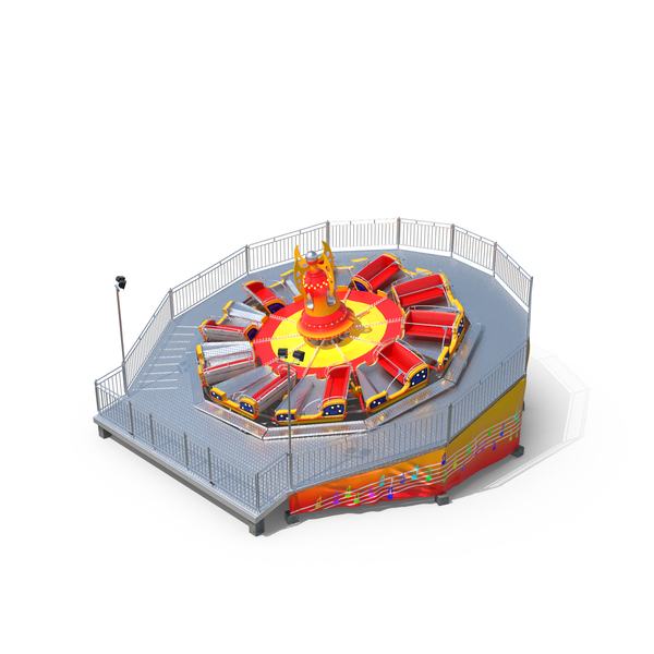 Amusement Park Game: Flat Ride Attraction PNG & PSD Images
