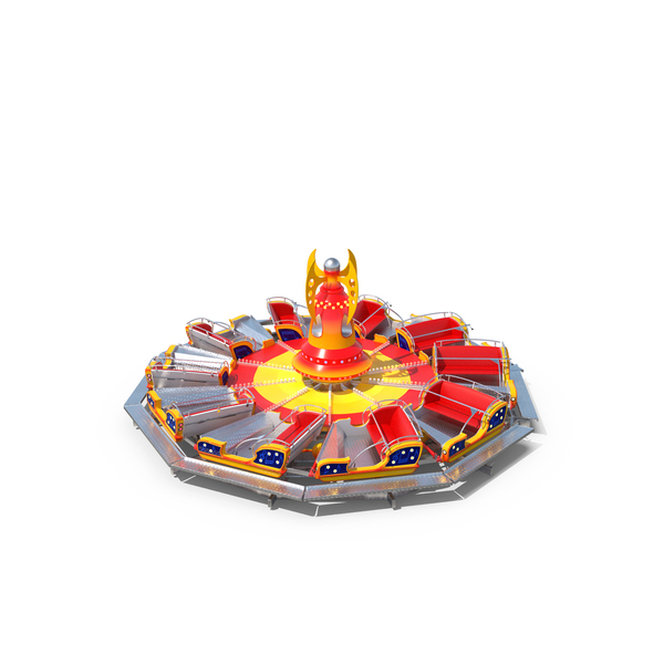 Flat Ride Round Carousel PNG & PSD Images Flat Ride Round Carousel PNG & PSD Images