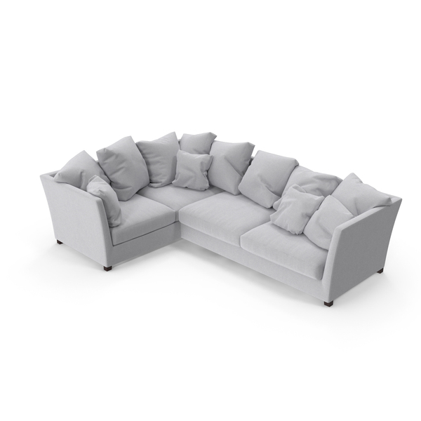 Sectional: Flexform Victor Corner Sofa PNG & PSD Images