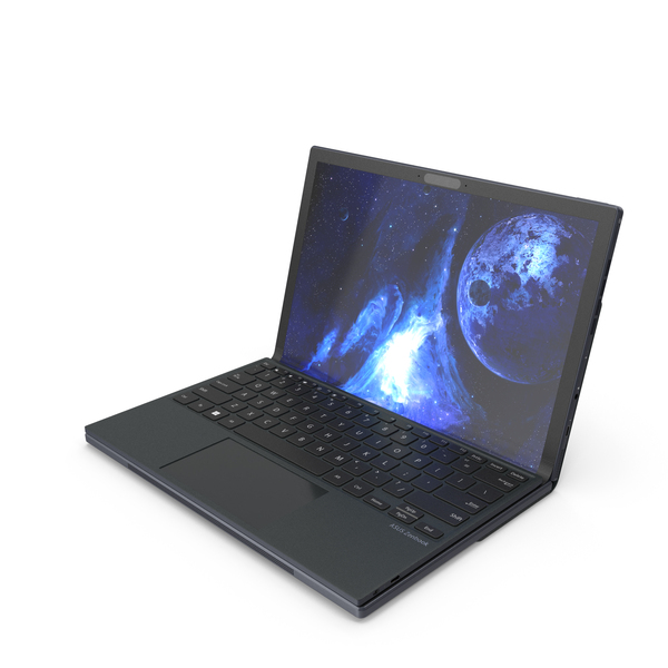 Laptop: Flexible ASUS Zenbook 17 Fold PNG & PSD Images