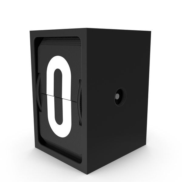 Flip Indicator Number 0 PNG & PSD Images Flip Indicator Number 0 PNG & PSD Images