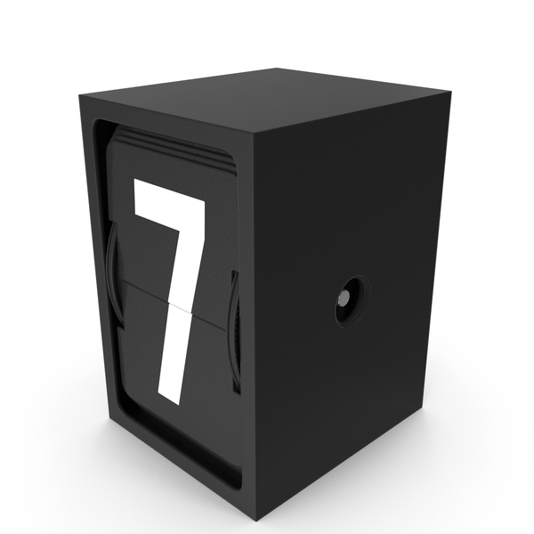 Flip Indicator Number 7 PNG & PSD Images Flip Indicator Number 7 PNG & PSD Images