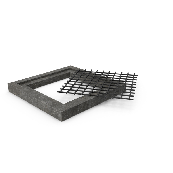 Steel: Floor Grate Painted PNG & PSD Images