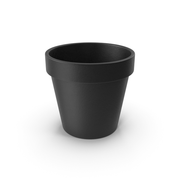 Flower Pot Black PNG & PSD Images Flower Pot Black PNG & PSD Images
