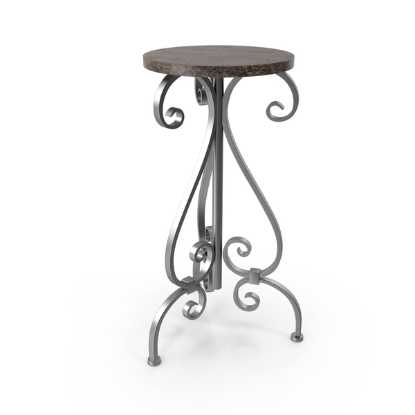 Coffee Table: Flower Rack Granite PNG & PSD Images