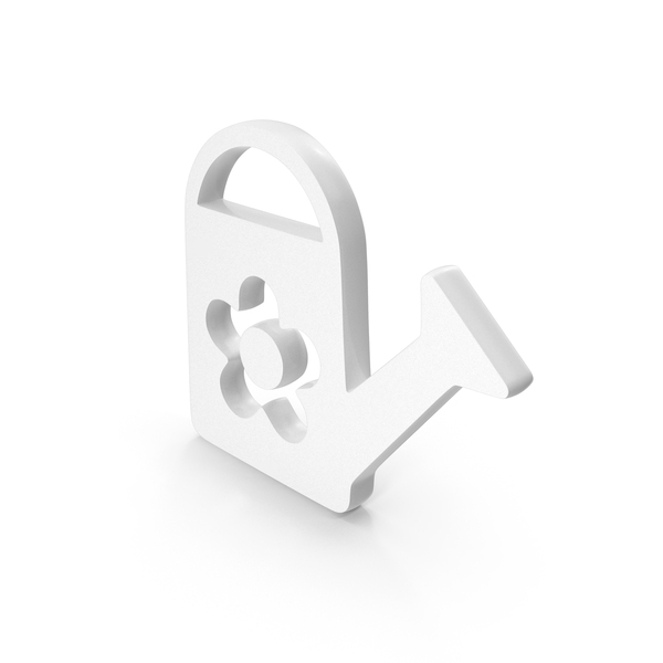 Symbols: Flower Watering Can Icon White PNG & PSD Images Symbols: Flower Watering Can Icon White PNG & PSD Images