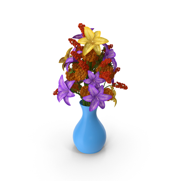 Bouquet: Flowers in a Vase PNG & PSD Images Bouquet: Flowers in a Vase PNG & PSD Images