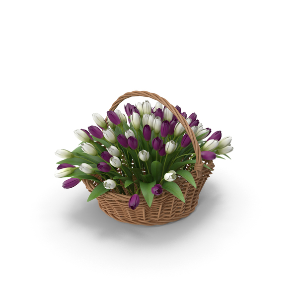Bouquet: Flowers In Basket PNG & PSD Images Bouquet: Flowers In Basket PNG & PSD Images