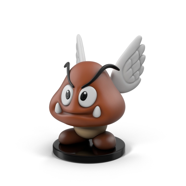 Figurine: Flying Goomba Toy PNG & PSD Images
