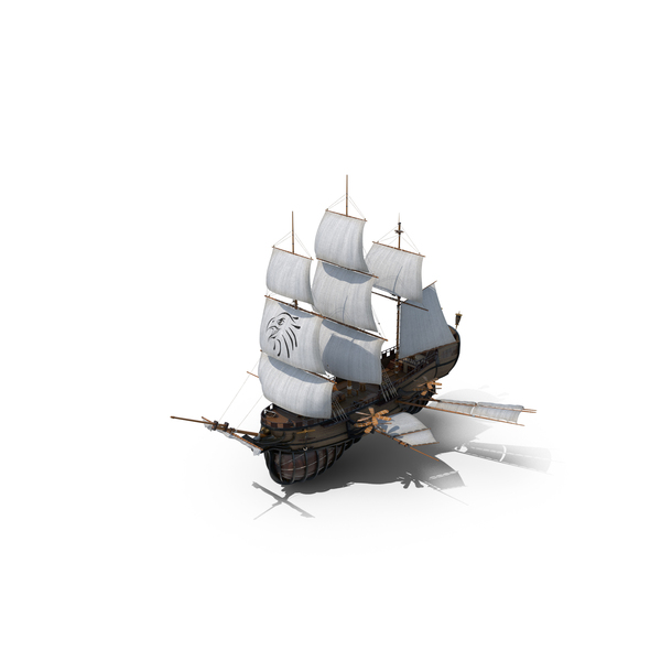 Flying Sailing Ship With Pirate And Treasure Chests PNG & PSD Images Flying Sailing Ship With Pirate And Treasure Chests PNG & PSD Images
