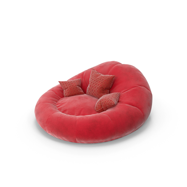 Foam Bean Bag Chair Red PNG & PSD Images Foam Bean Bag Chair Red PNG & PSD Images