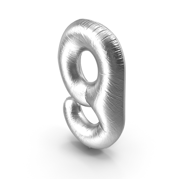 Balloons: Foil Balloon - Digit Nine PNG & PSD Images
