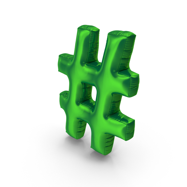 Balloons: Foil Balloon Hashtag PNG & PSD Images Balloons: Foil Balloon Hashtag PNG & PSD Images