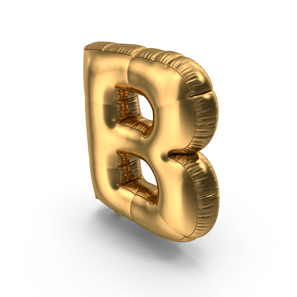 Foil Balloon Letter B PNG Images & PSDs For Download | PixelSquid ...